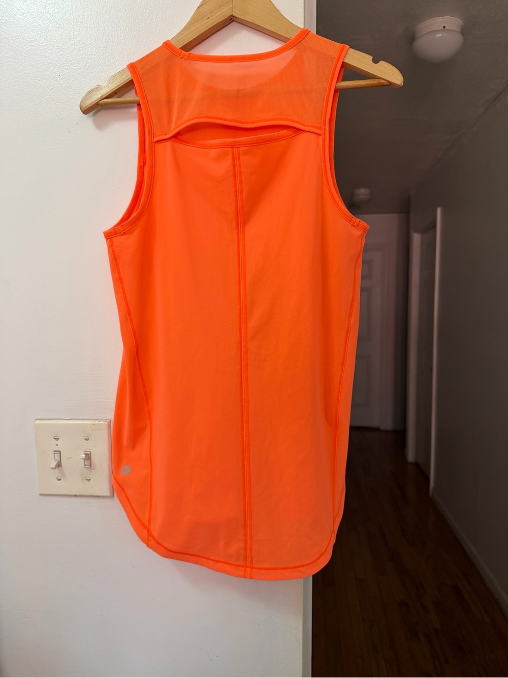 lululemon athletica Neon Orange Racerback Tank
